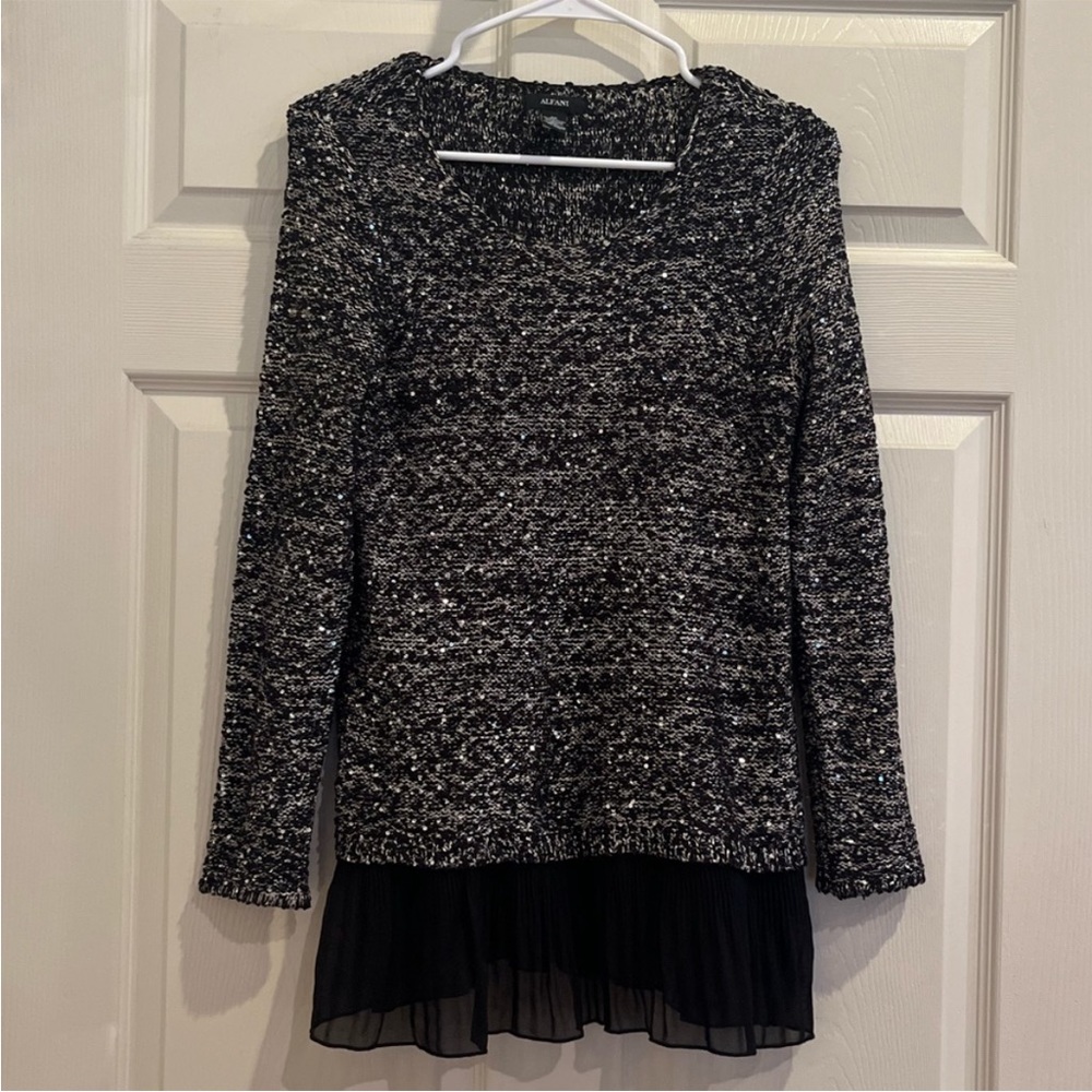 ALFANI sparkle sweater - Picture 3 of 8